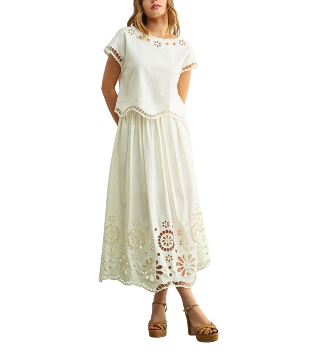 Evangaline Embroidered Top