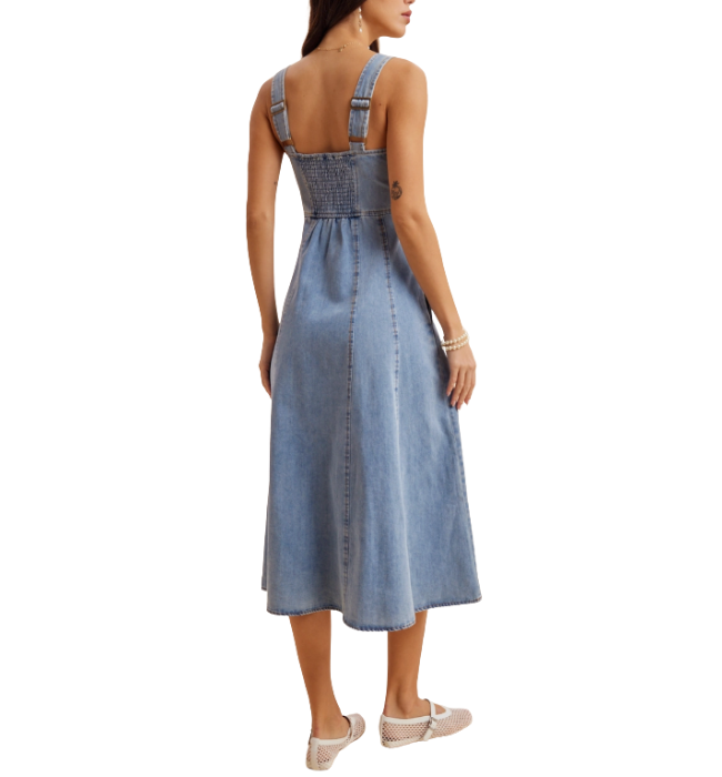 Dakota Denim Maxi Dress