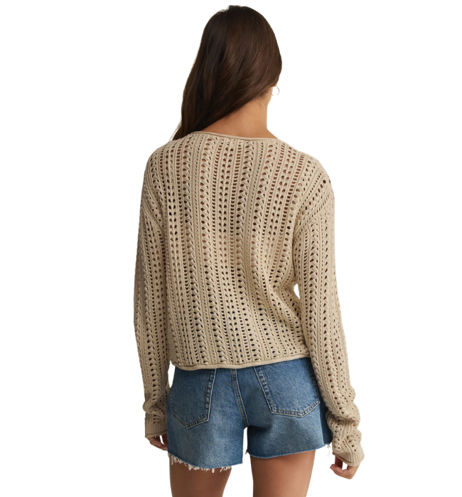 [Z SUPPLY] Upland Crochet Sweater Top