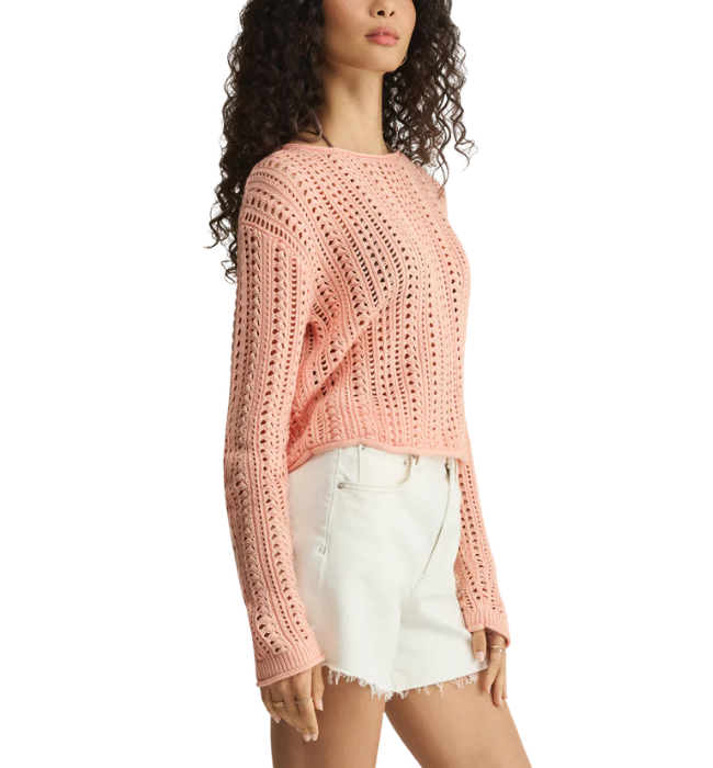 [Z SUPPLY] Upland Crochet Sweater Top