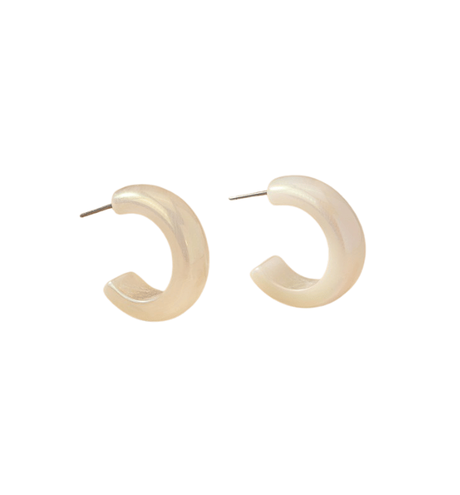 C Hoop Earrings