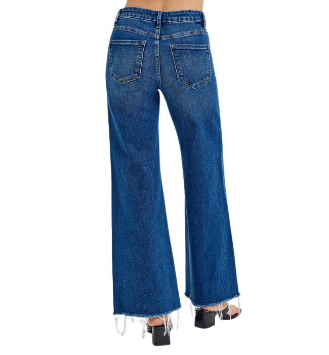 Wren Dark Wide Leg Jeans