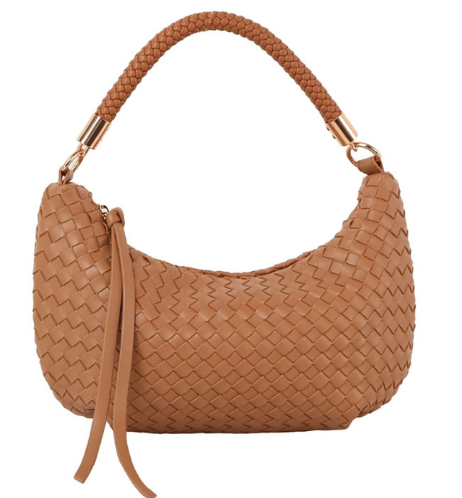 Magnolia Woven Handbag