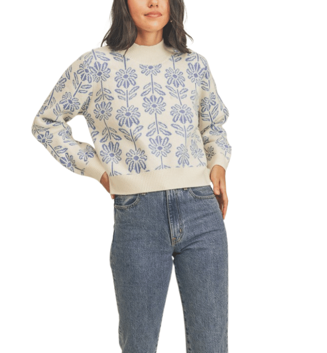 Bella Floral Sweater