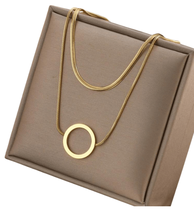 Gold Layered Infinity Necklace