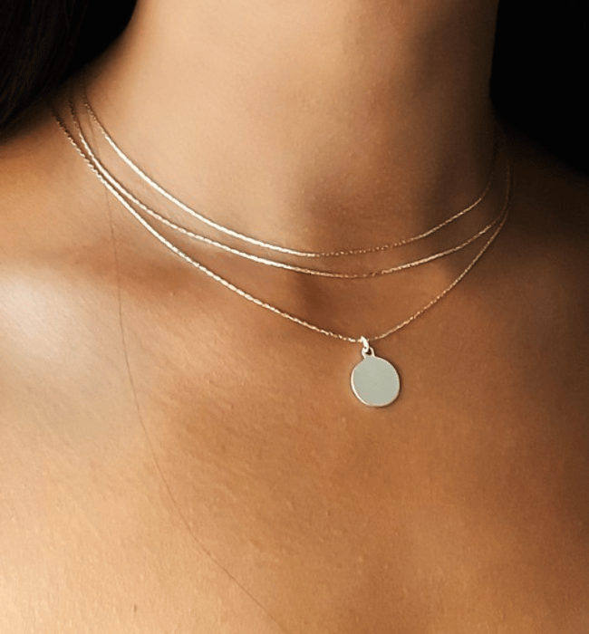 Non-Tarnish Stainless Steel Layered Necklace