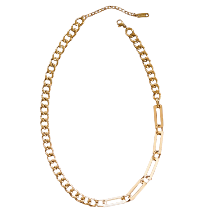 Goldie 18K Gold Link Necklace