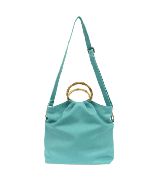 STACEY BAMBOO FOLD OVER TOTE BAG
