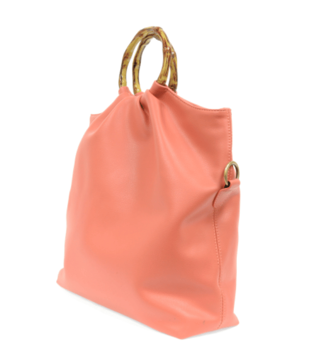 STACEY BAMBOO FOLD OVER TOTE BAG