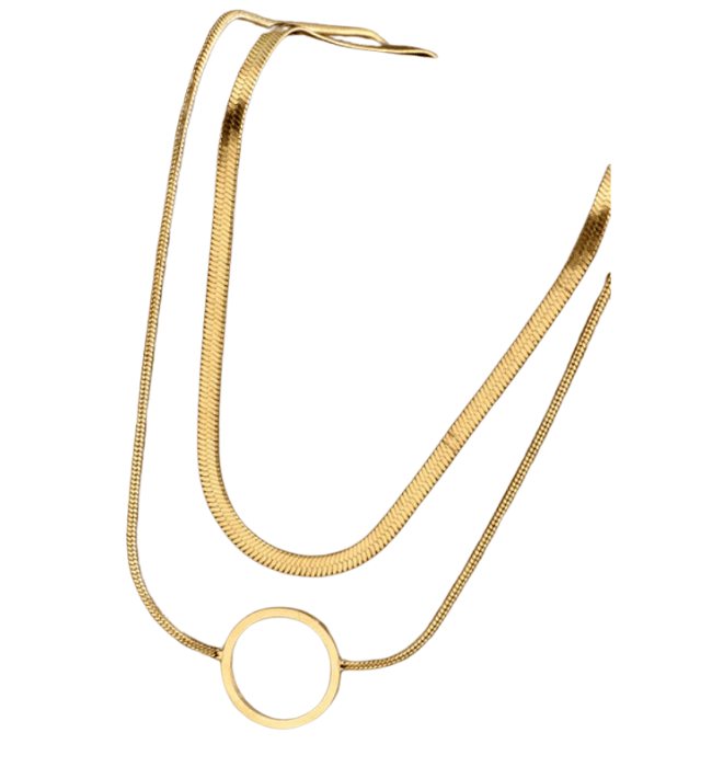 Layered Circle Necklace