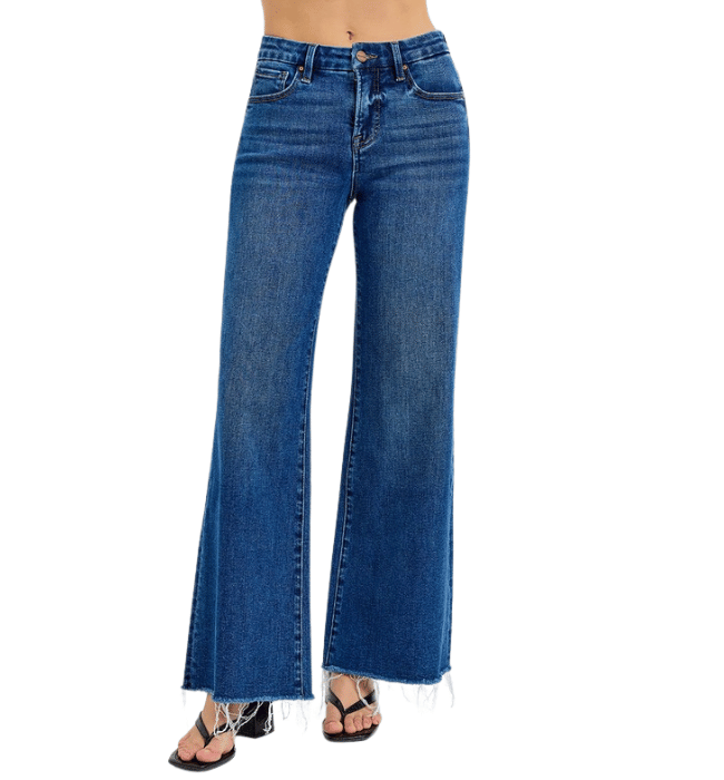 Wren Dark Wide Leg Jeans