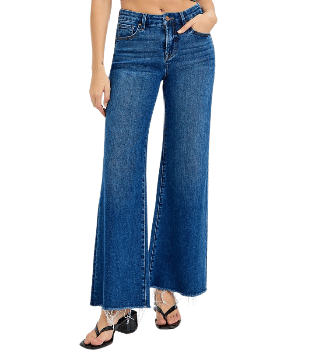 Wren Dark Wide Leg Jeans