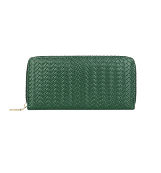 Woven Zip Wallet