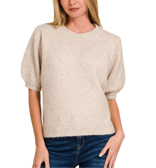 Laina Short Sleeve Sweater