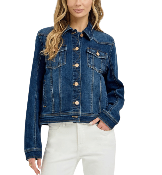 Eva Dark Denim Jacket