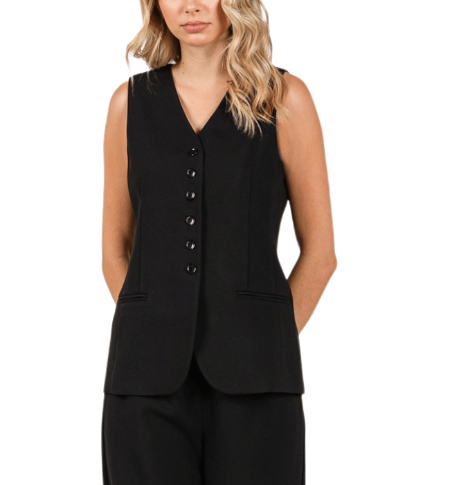 Daylen Black Vest