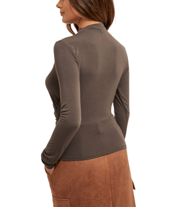 Andrea Mock Neck Long Sleeve