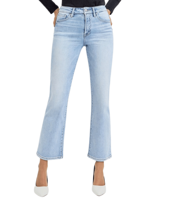 Jocelyn High Rise Crop Straight Jean