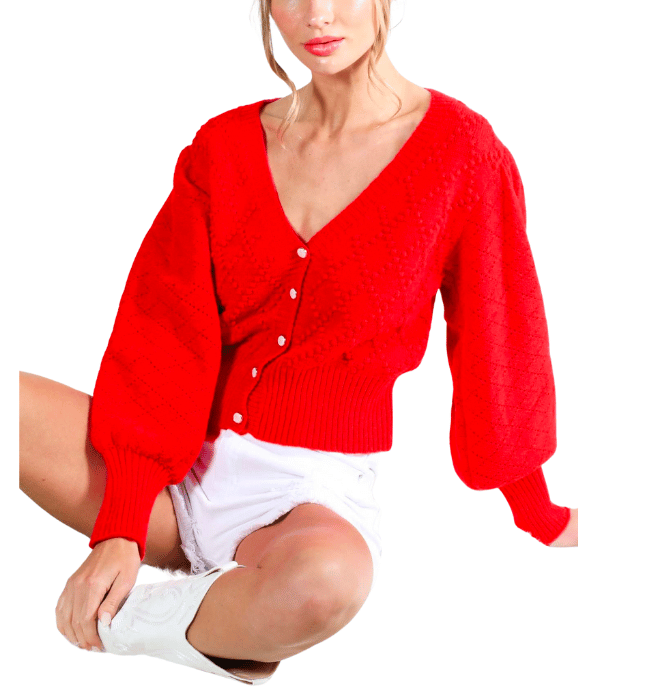 Keep Close Button Cardigan