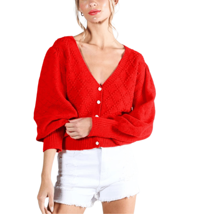 Keep Close Button Cardigan