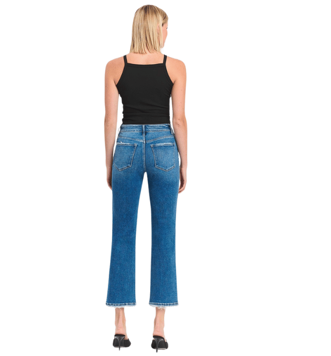 Victoria High Rise Straight Jeans