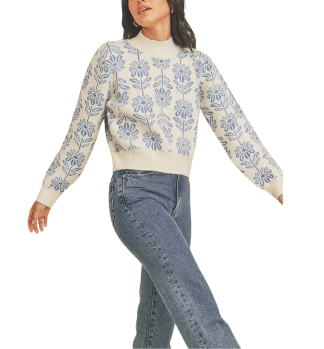 Bella Floral Sweater