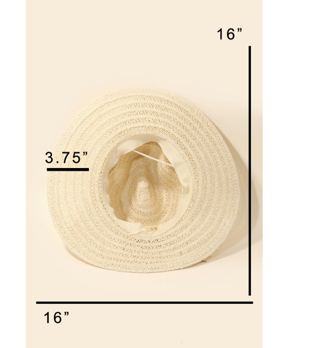 Straw Braided Sun Hat