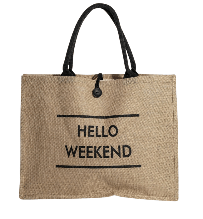 Hello Weekend Tote Bag