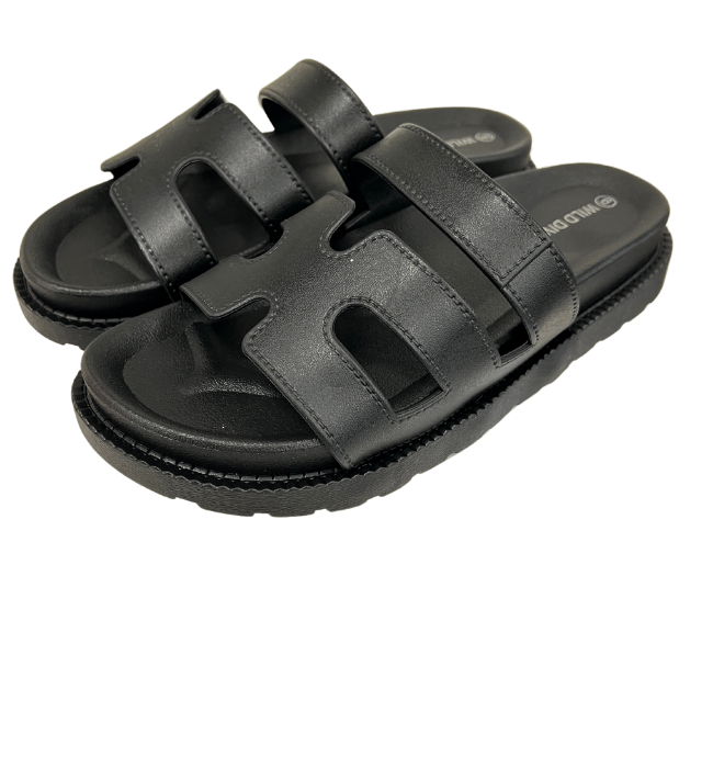 Black Platform Sandals