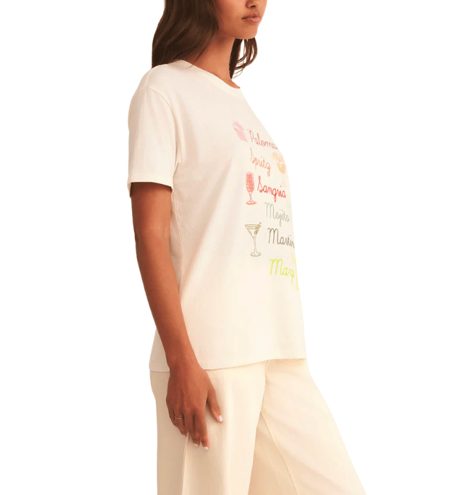 COCKTAILS BOYFRIEND TEE