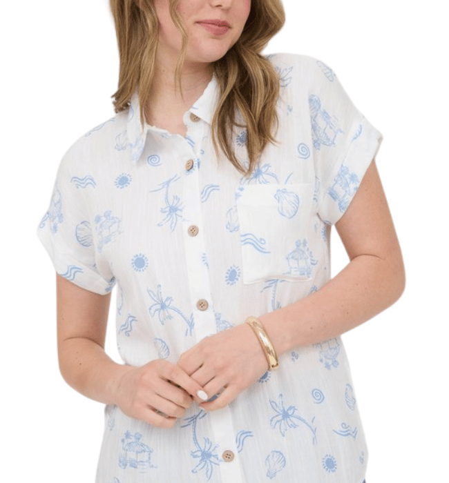 Elara Printed Top