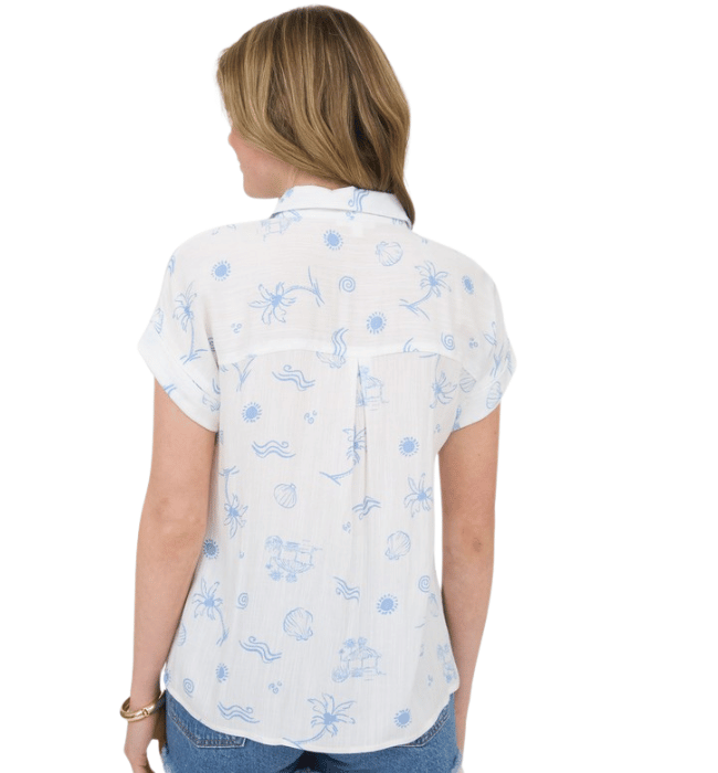 Elara Printed Top