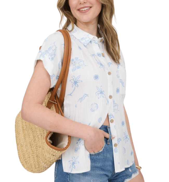 Elara Printed Top