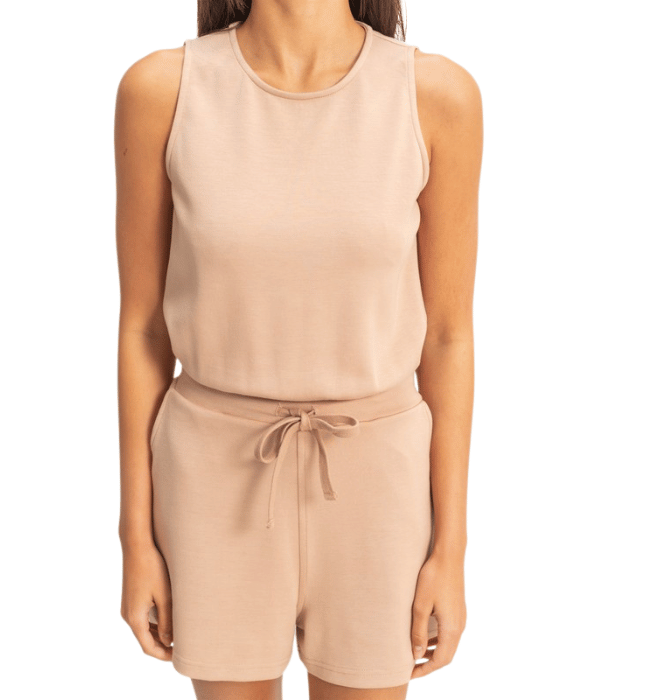 Nyra Tan Romper