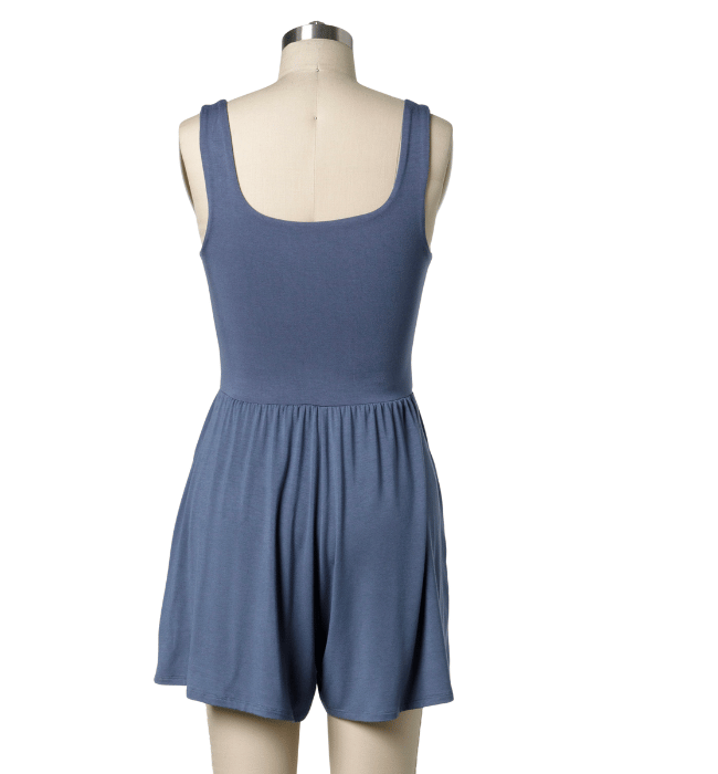Tia Slate Romper
