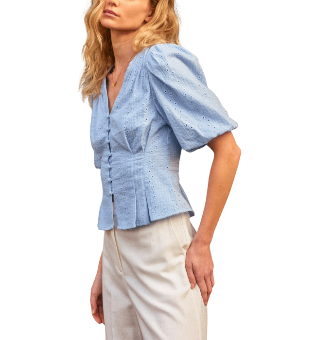 Delilah Eyelet Top