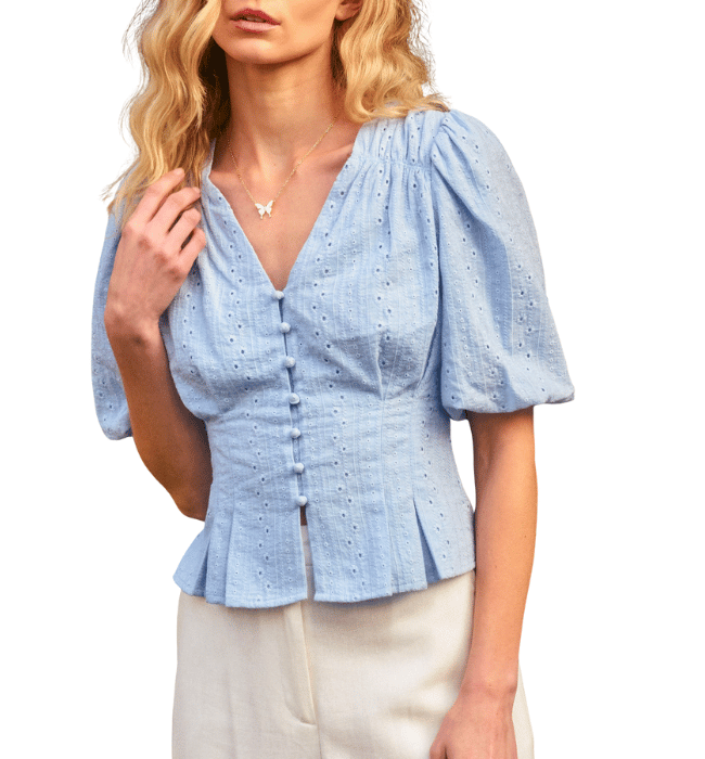 Delilah Eyelet Top