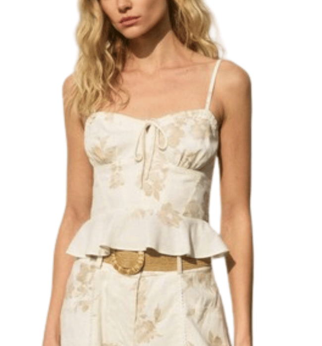 A Moment in Time Sweetheart Top