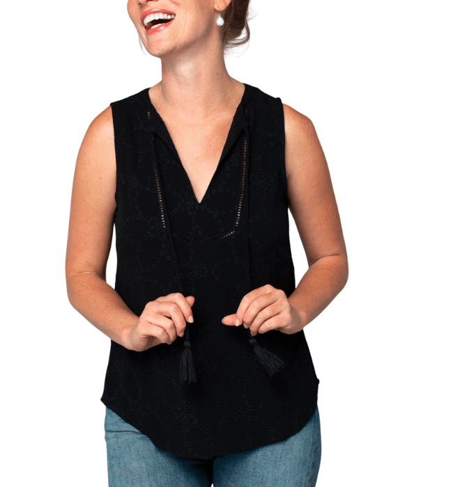 Harper Eyelet Top