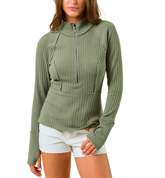 Mila Sage Green Top