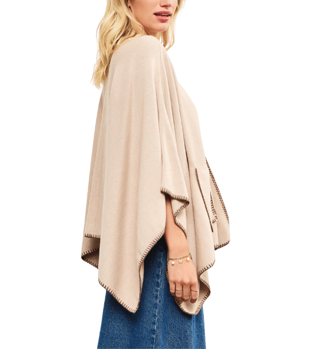Noelle Poncho Sweater