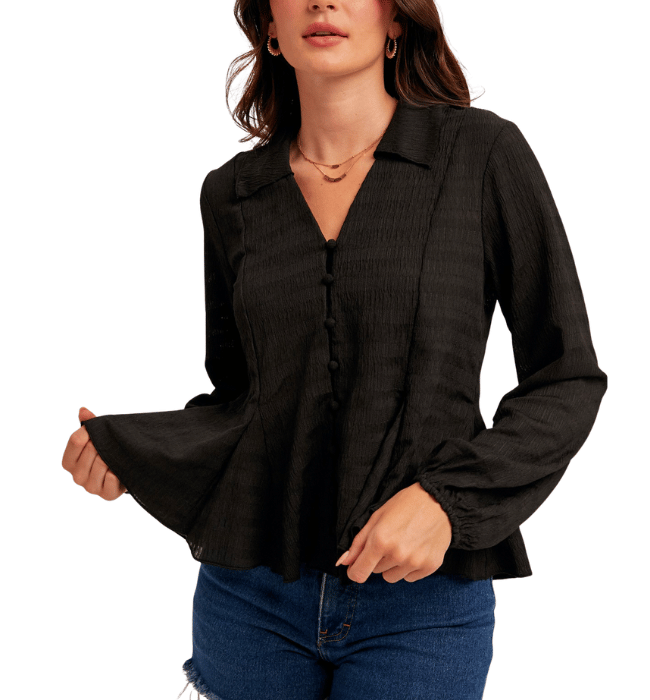 Poet Flowy Button-down