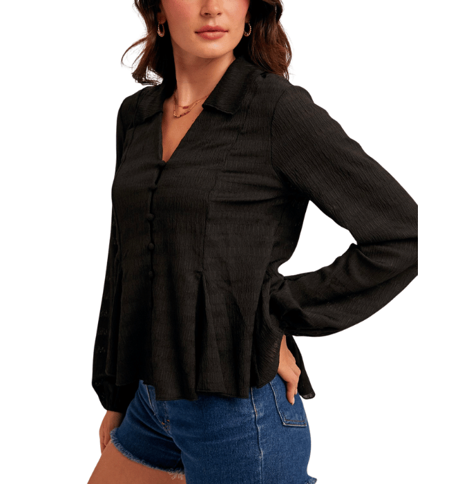 Poet Flowy Button-down