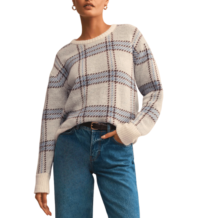 (Z SUPPLY) Junction Plaid Sweater