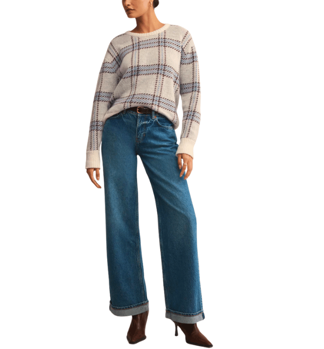 (Z SUPPLY) Junction Plaid Sweater