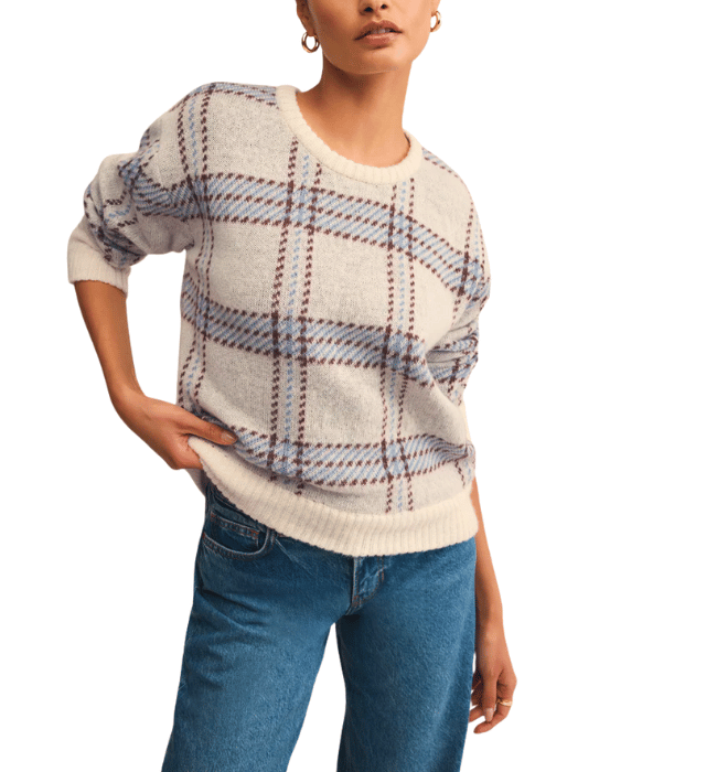 (Z SUPPLY) Junction Plaid Sweater