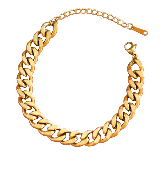18K Non-tarnish Stainless Steel Chain Bracelet
