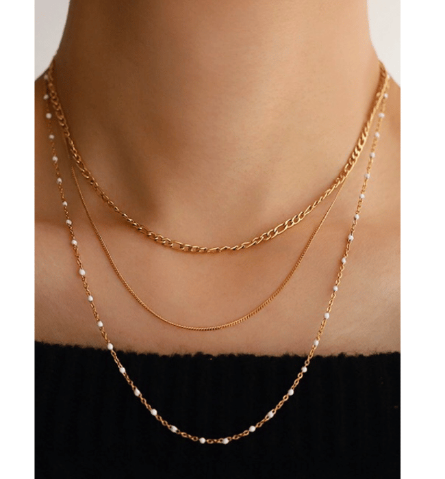 Dainty Layered 18K necklace