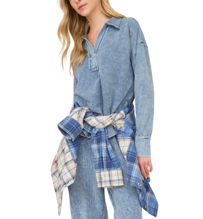 Mareene Washed Polo