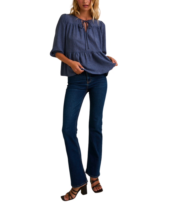 Hansin Denim Top